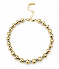 Load image into Gallery viewer, Choker Bold Gold y Silver