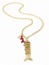 Load image into Gallery viewer, Necklace Fish Coral