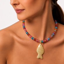 Load image into Gallery viewer, Necklace Fish Colors
