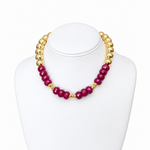 Cargar imagen en el visor de la galería, Burgundy Presence Necklace