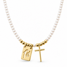 Load image into Gallery viewer, Faith Pearl Choker