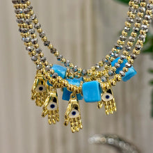 Load image into Gallery viewer, Choker Hamsa Glow