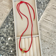 Load image into Gallery viewer, Necklace Initial Knot