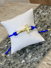 Load image into Gallery viewer, Bracelet Blue Faith Knot