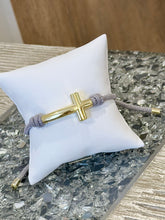 Load image into Gallery viewer, Bracelet Gray Faith Knot