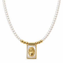 Load image into Gallery viewer, Sacred Heart Pearl Choker
