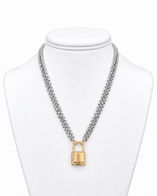Load image into Gallery viewer, Believe Lock Necklace

