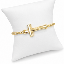 Load image into Gallery viewer, Bracelet Croos Gold
