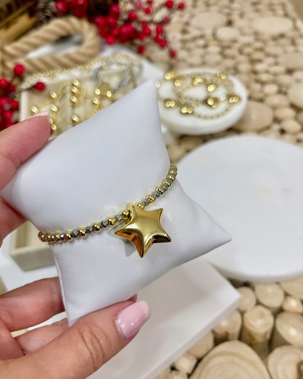 Bracelet Star Gold & Silver