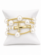 Load image into Gallery viewer, Bracelet Croos Perli

