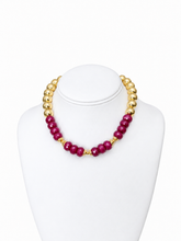 Load image into Gallery viewer, Burgundy Presence Necklace
