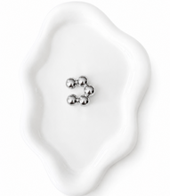 Load image into Gallery viewer, Bubble Silver Ear Cuff
