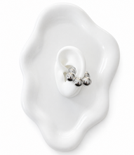 Load image into Gallery viewer, Bubble Silver Ear Cuff

