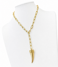 Load image into Gallery viewer, Necklace Horn &amp; Luck
