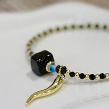 Load image into Gallery viewer, Bracelet Black Lucky
