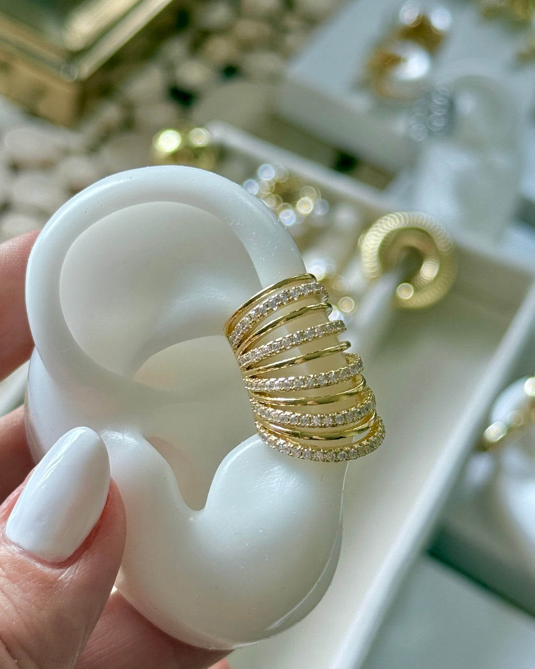 Ear Cuff Aris Glow Gold
