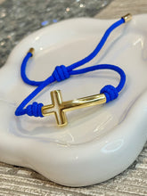 Load image into Gallery viewer, Bracelet Blue Faith Knot
