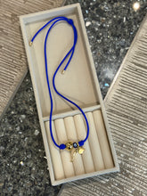 Load image into Gallery viewer, Necklace Blue Protection Knot
