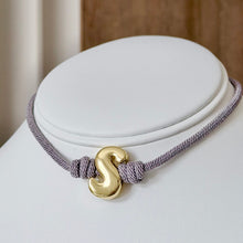 Load image into Gallery viewer, Necklace Initial Knot
