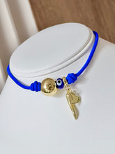 Load image into Gallery viewer, Necklace Blue Protection Knot
