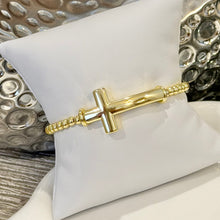 Load image into Gallery viewer, Bracelet Croos Gold
