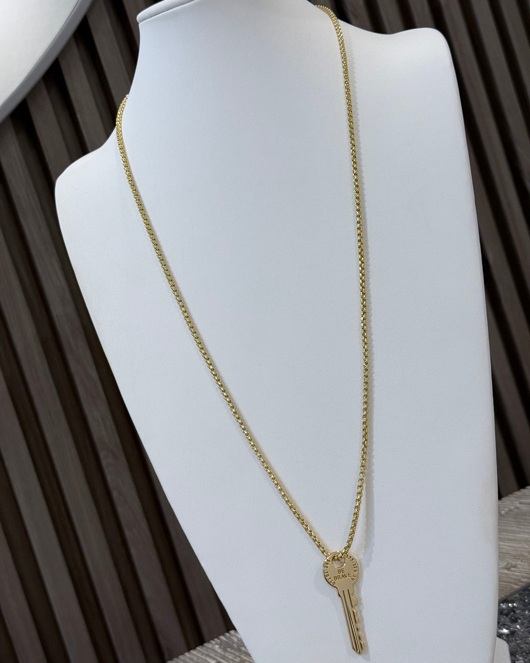Gold Necklace Opening