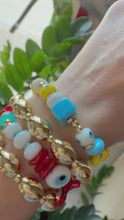 Cargar y reproducir el video en el visor de la galería, Bracelet Luckys Yellow
