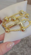 Load and play video in Gallery viewer, Bracelet Croos Gold
