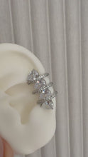 Load and play video in Gallery viewer, Silver Glow Ear Cuff

